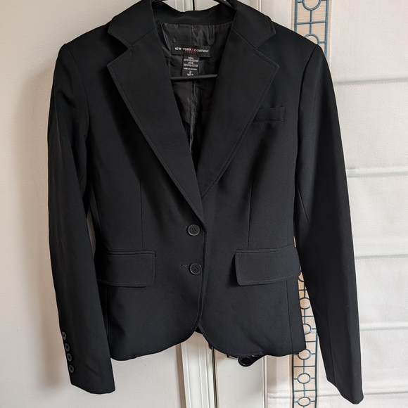 New York & Company Women's Classic Black Blazer - Picture 3 of 3